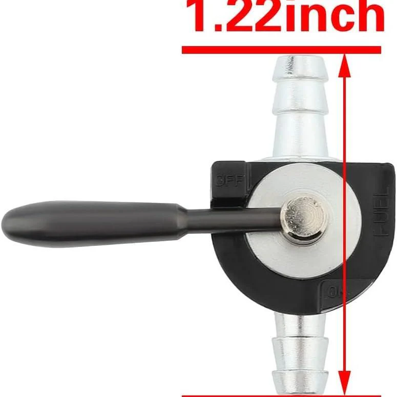 1/4 Inline Heavy Duty Fuel Shut Off Valve 691035 Fit for Engine Lawn Mower Lawn Tractor Parts Replace Scag 48568 Oregon 07-403 (16mm x 1.5mm) - Image 4