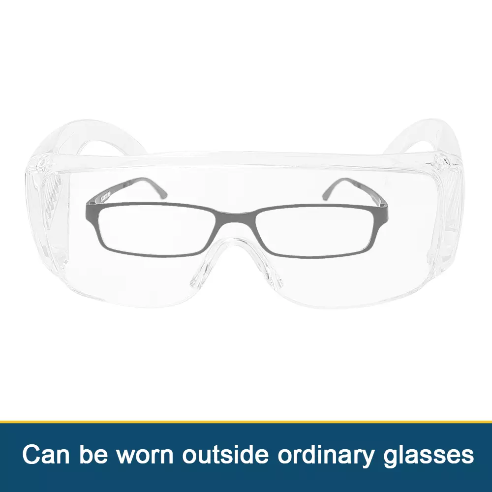 10PC Safety Goggles Glasses Lab Work Eye Protective Eyewear Clear Lens - Image 3