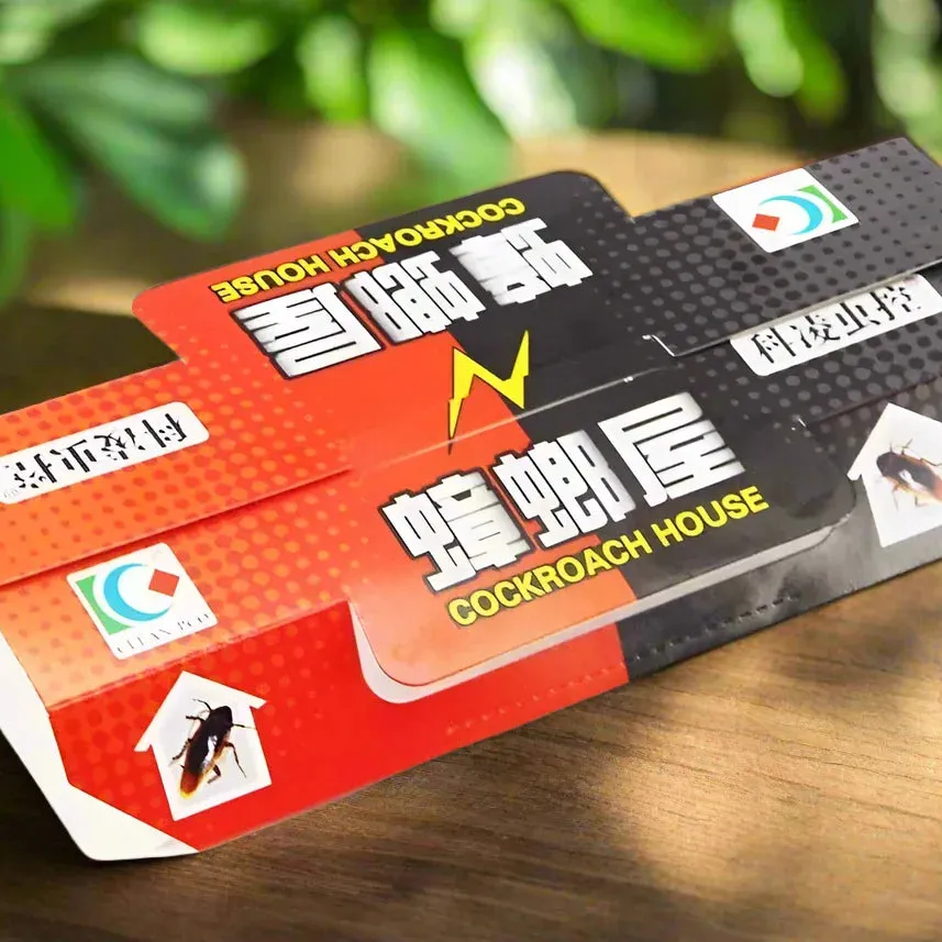 10Pcs Cockroach Sticky Glue Traps 🪳✨ | Eco-Friendly Pest Repellent 🌱 | Non-Toxic Roach Control 🚫 - Image 4
