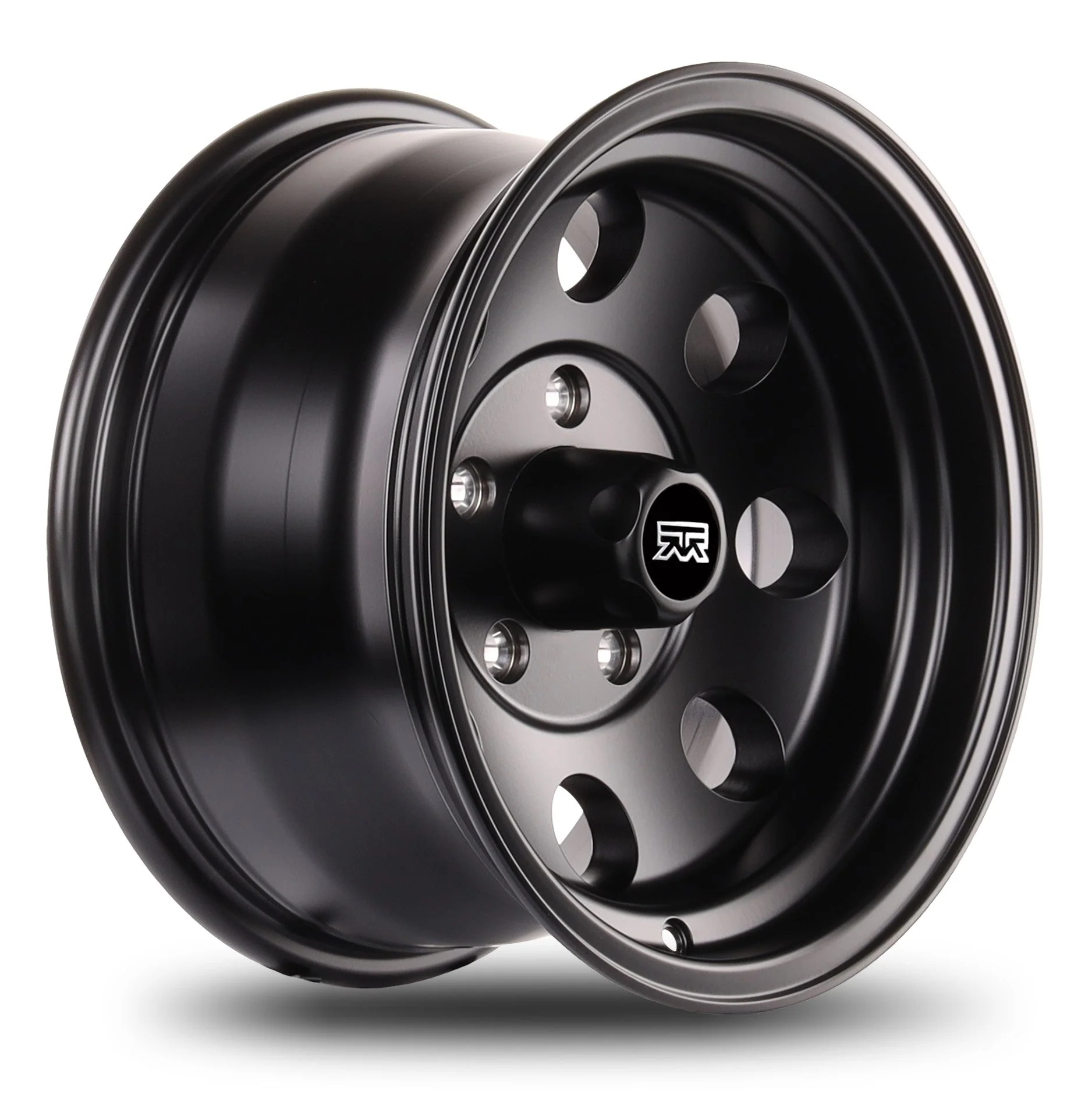 15x8 Mudder Trucker MT614 Deisel Satin Black 5x127 5x5 ET-19 Wheel Rim - Image 3