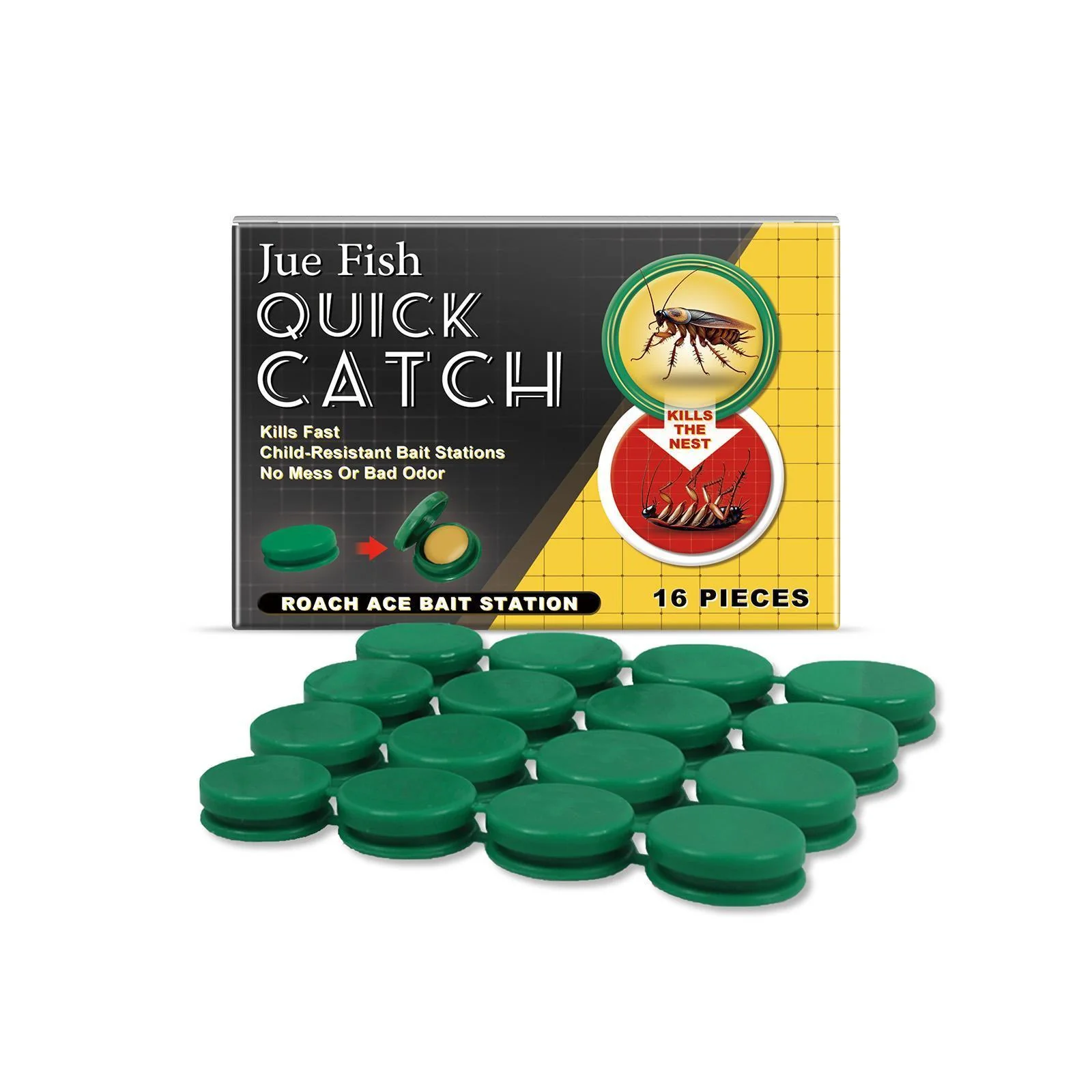 16-64 PCS Cockroach Bait Station Roach Killer USA Warehouse ๐บ๐ธ