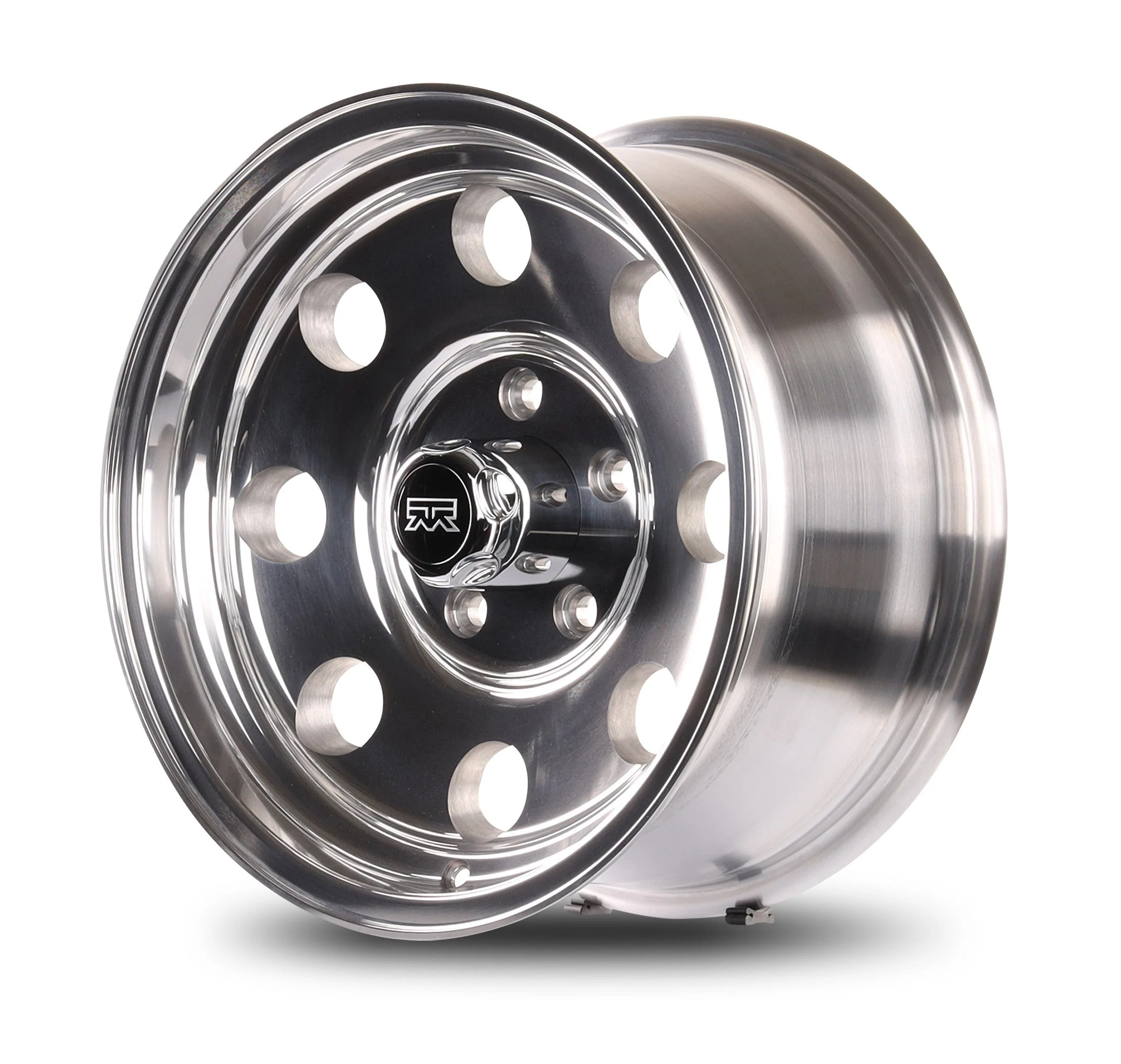 16x8 Mudder Trucker MT614 Deisel Polished 5x127 5x5 ET0 Wheel Rim - Image 4