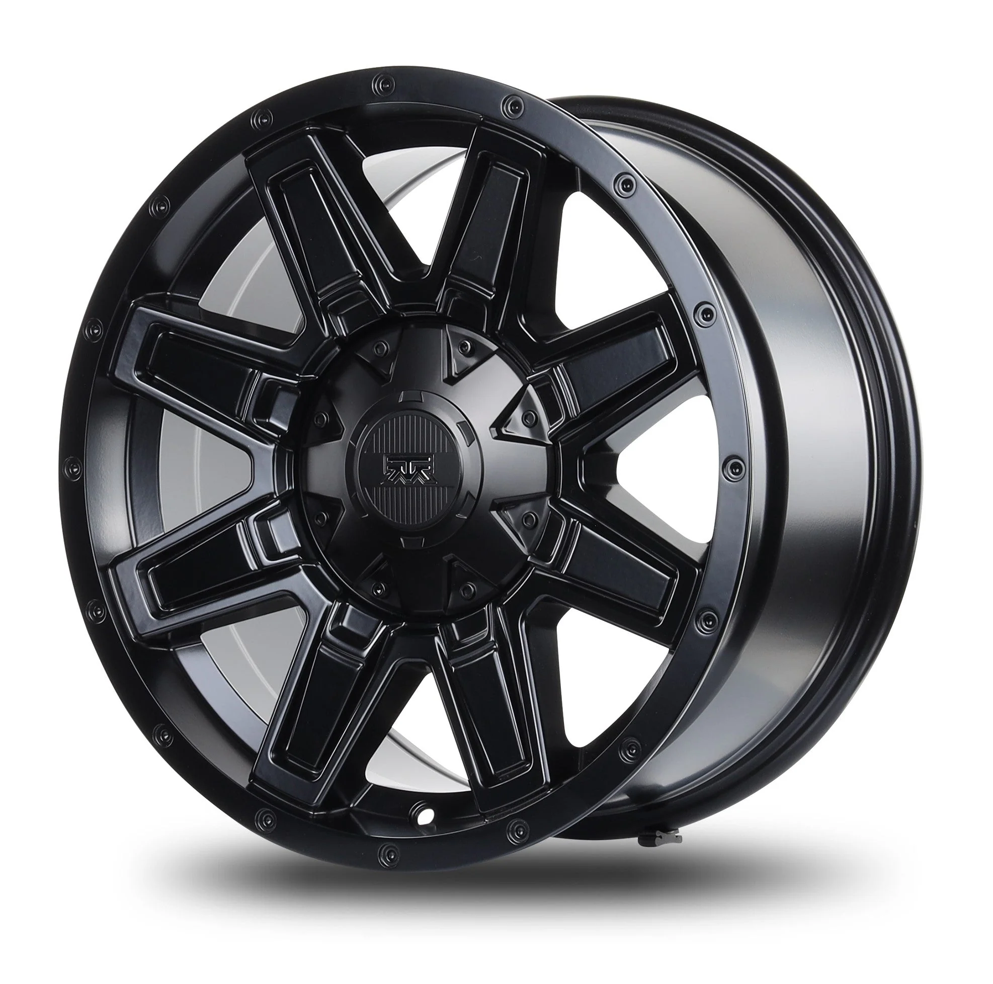17x8.5 Mudder Trucker MT404 Deviant Black 6x135 6x139.7 6x5.5 ET18 Wheel - Image 3