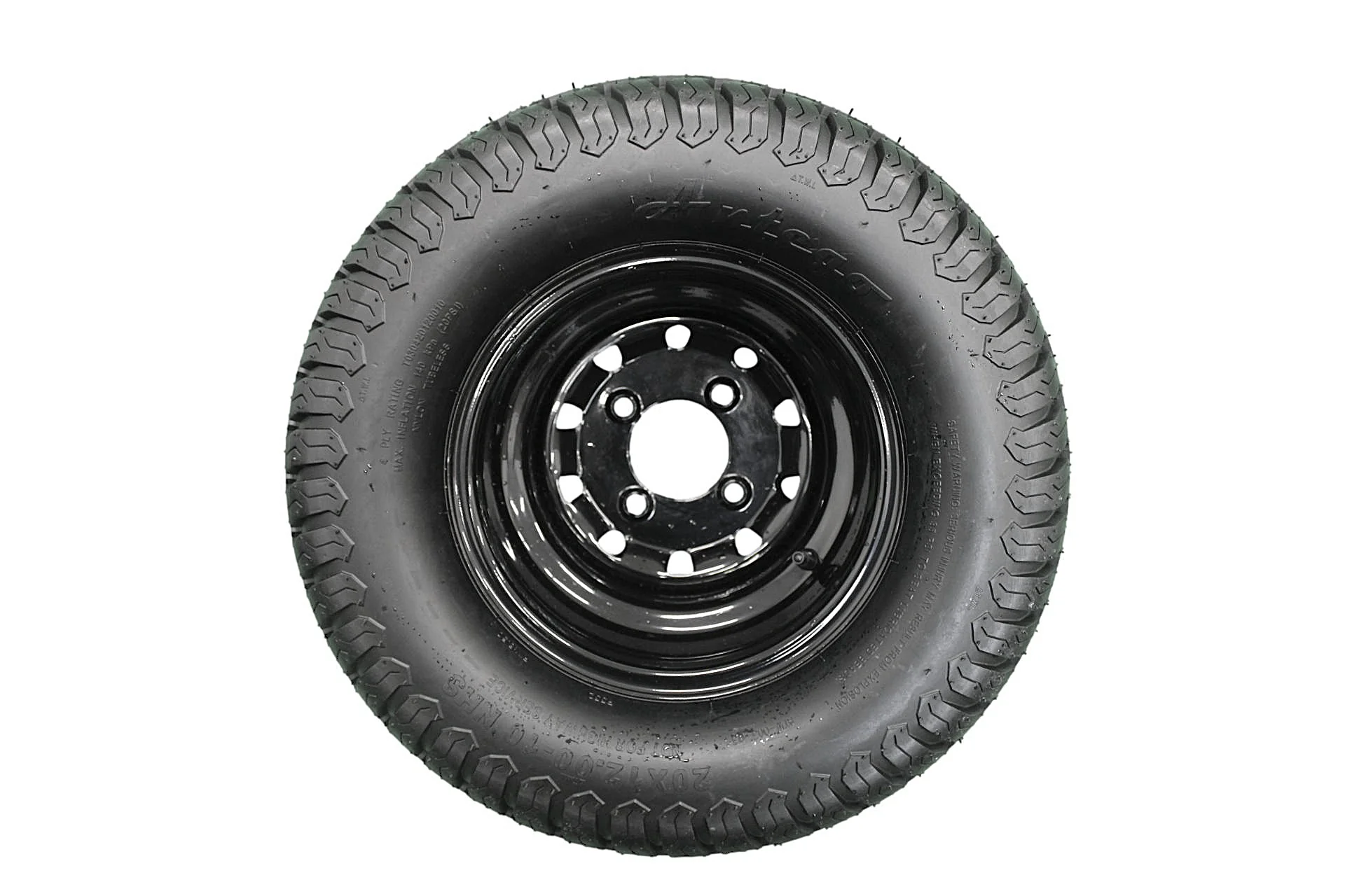 20x12.00-10 Replacement Tire & Wheel Assembly for Avenger Zero Turn Mower (Qty: 1 Tire/Wheel Assembly)