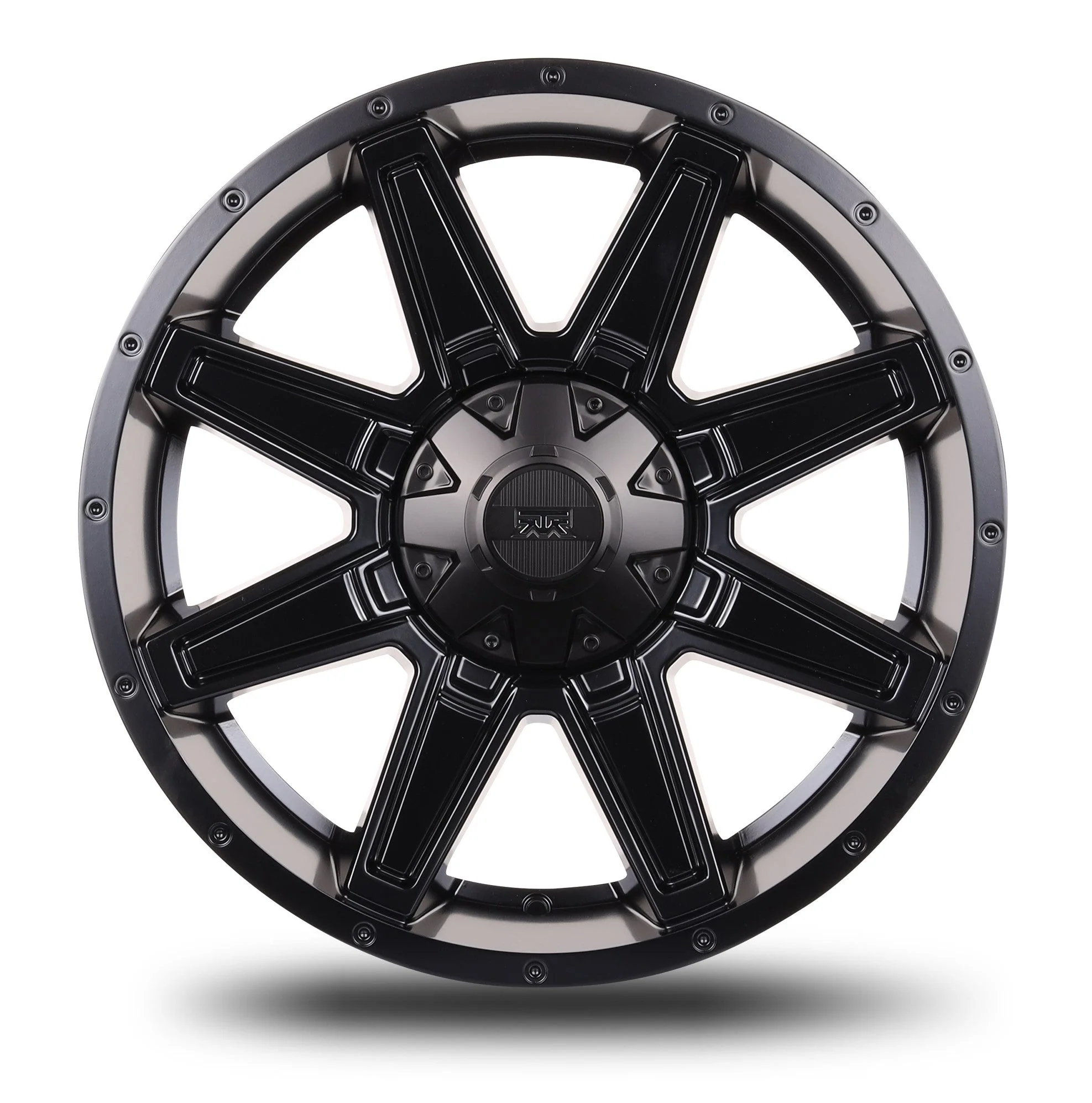 20x9 Mudder Trucker MT404 Deviant Black 5x139.7 5x5.5 5x150 ET18 Wheel Rim - Image 2