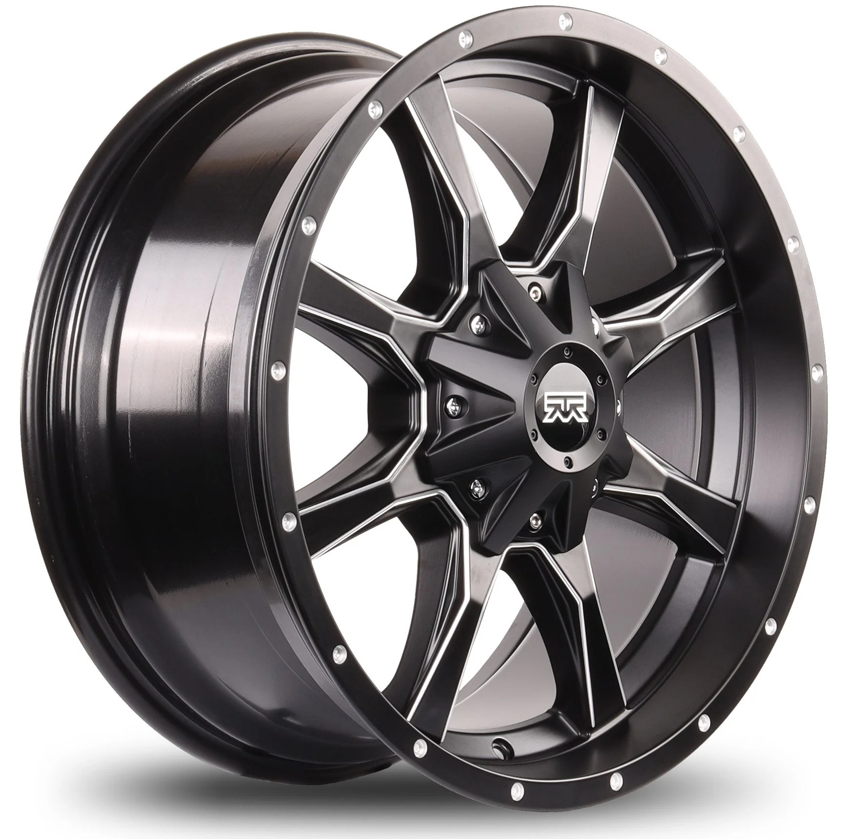 20x9 Mudder Trucker MT513 Black Milled 5x139.7 5x5.5 5x150 ET18 Wheel - Image 10