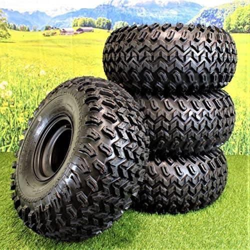 22x11.00-8 with 8x7 Matte Black Wheels for Golf Cart (Qty: 1) - Image 5