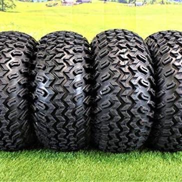 22x11.00-8 with 8x7 Matte Black Wheels for Golf Cart (Qty: 1) - Image 6