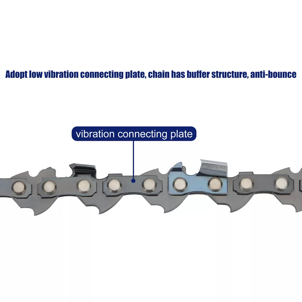 2pcs 16-Inch Chainsaw Chain 3/8" LP .050" Gauge 56DL Fits Greenworks/Echo/Makita - Image 5