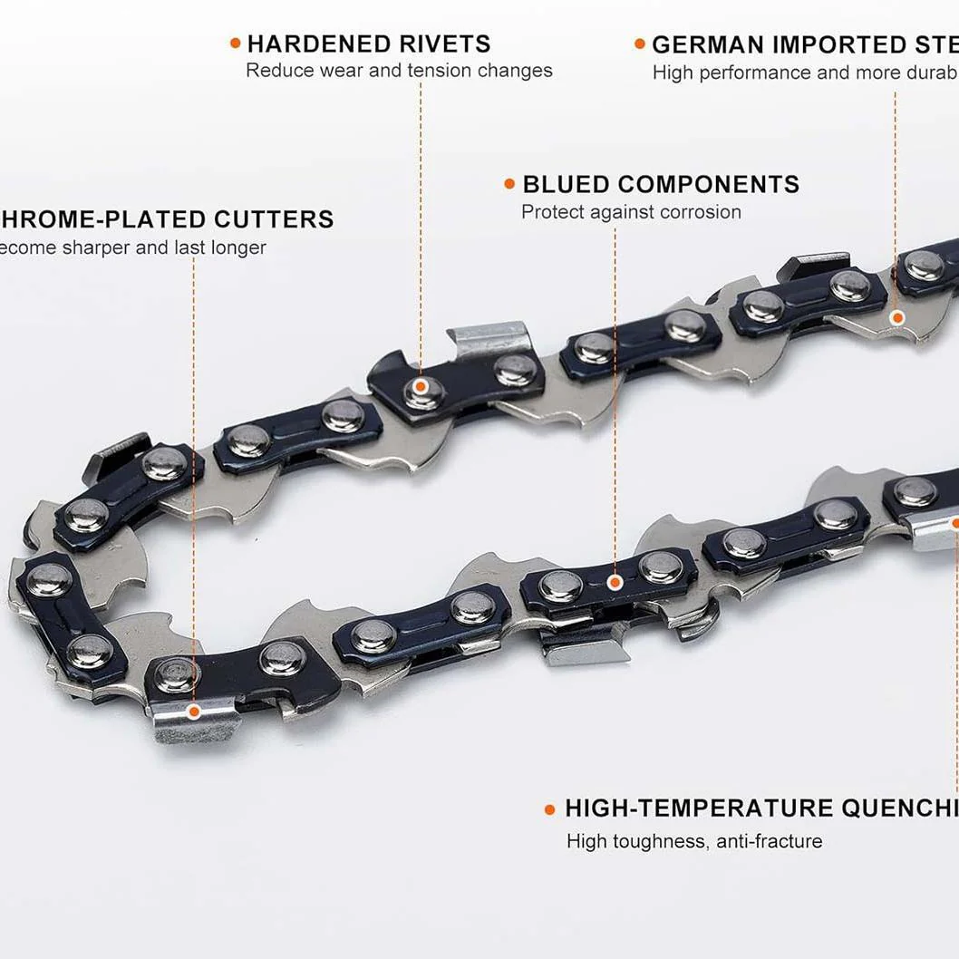3/8 .050 84 DL 24 Inch Full Chisel Chain For Husqvarna 460 Racher 372XP 362XP 359 575XP 394XP 395XP Stihl MS290 Echo CS-620P Chainsaw - Image 4