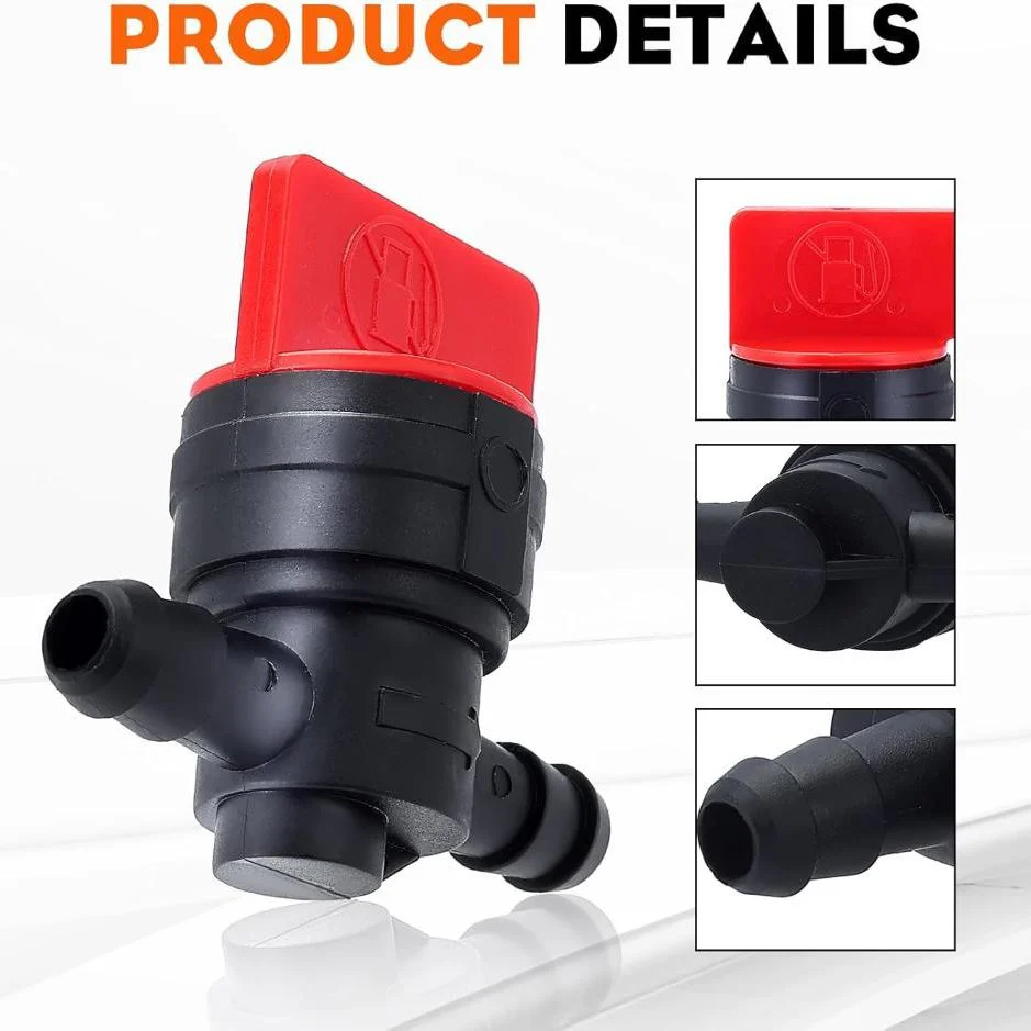 5-Pack 1/4-inch Inline Fuel Cut off Shut Off Valve for 493960 494768 698183 Oregon 07-406 for John Deere AM36141 AM107340 Toro 54-3150 1-603770 - Image 5