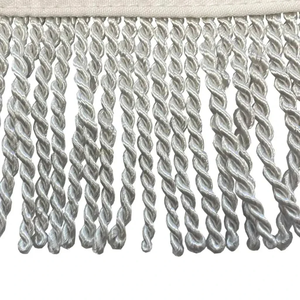 9ft 6 Ribs Replacement Umbrella Canopy w/Fringed Valance in Taupe (Canopy Only) - Image 4