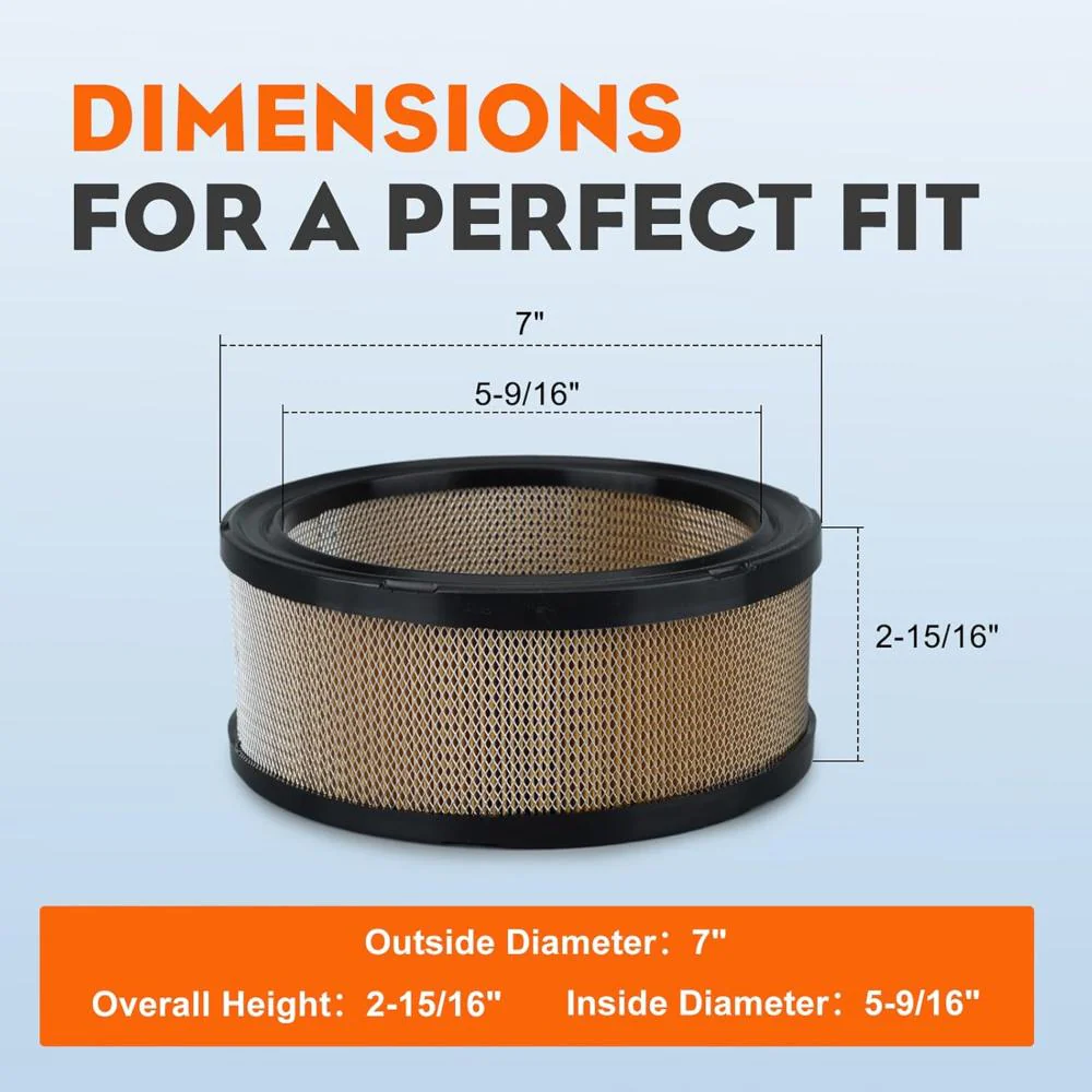 Air Filter KIT for 24 083 03 Kohler CH18-CH25 CV18-CV25 18HP-25HP OHV Engine Mower # 2408303,24 083 03-S,2408303S - Image 6