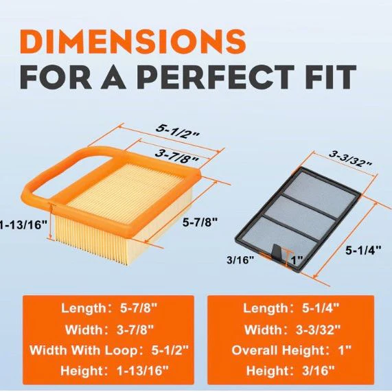 Air Filter Kit for 4238 141 0300 STIHL TS410 TS410Z TS420 TS420Z Concrete Cut Off Saw Replace 4238-141-0300B 4238-140-4402 Maintenance - Image 4
