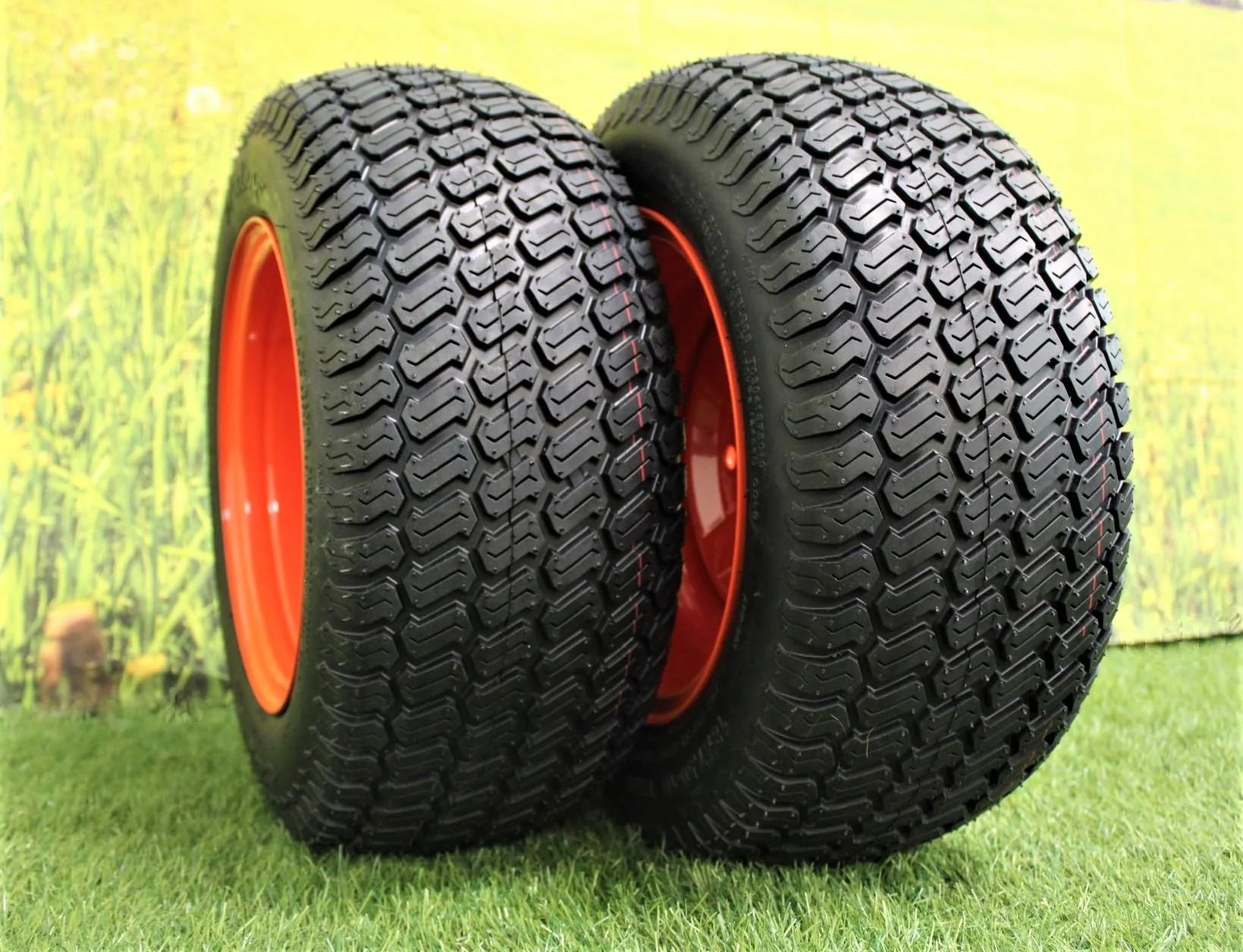 Antego Tire & Wheel (Set of 2) 18x7.50-10 | Perfect Fit for Kubota OEM Part #K3001-17300 - Image 3