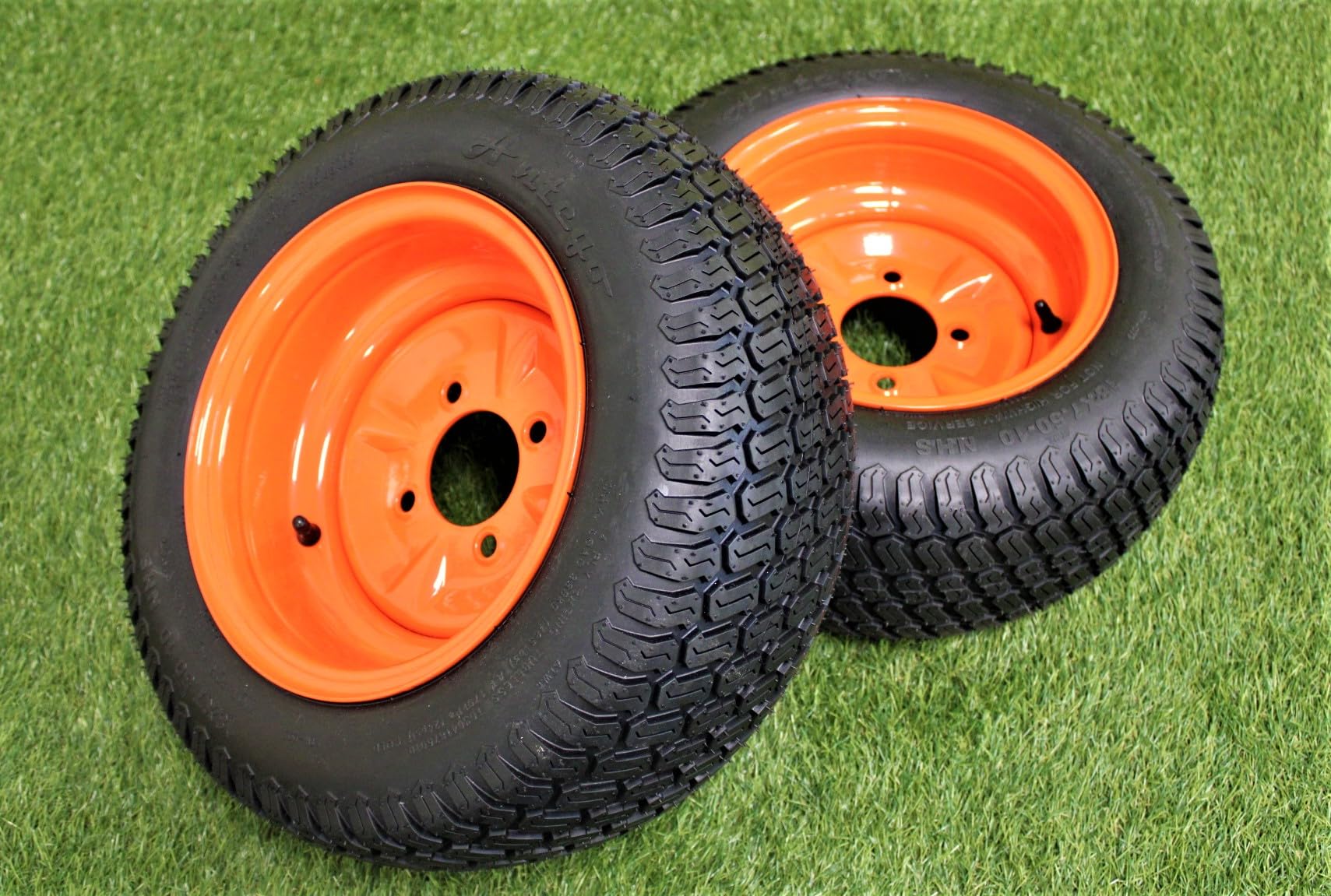 Antego Tire & Wheel (Set of 2) 18x7.50-10 | Perfect Fit for Kubota OEM Part #K3001-17300 - Image 4