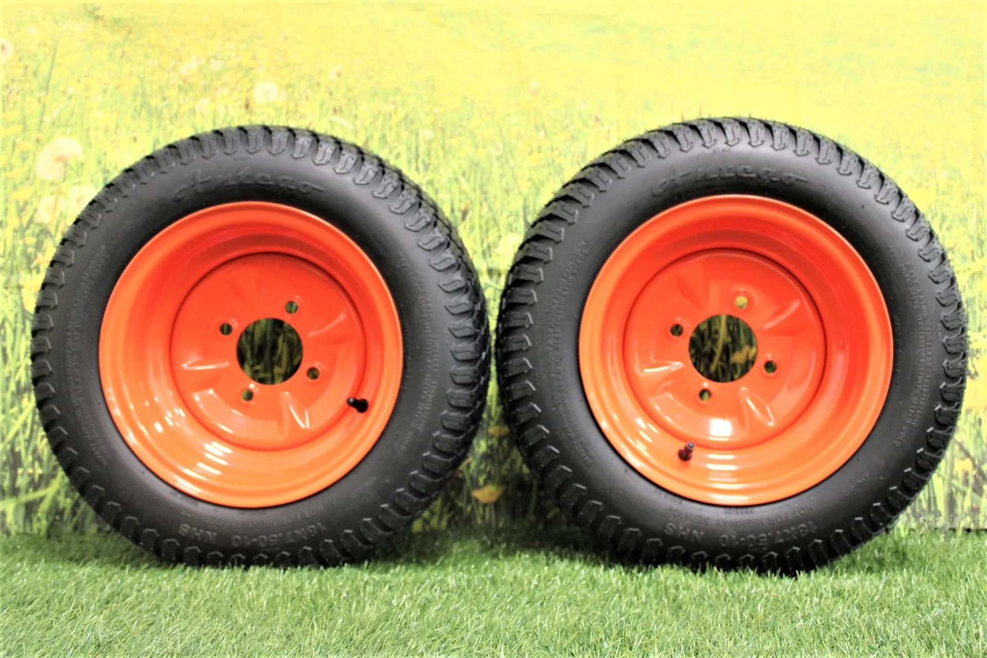 Antego Tire & Wheel (Set of 2) 18x7.50-10 | Perfect Fit for Kubota OEM Part #K3001-17300 - Image 5
