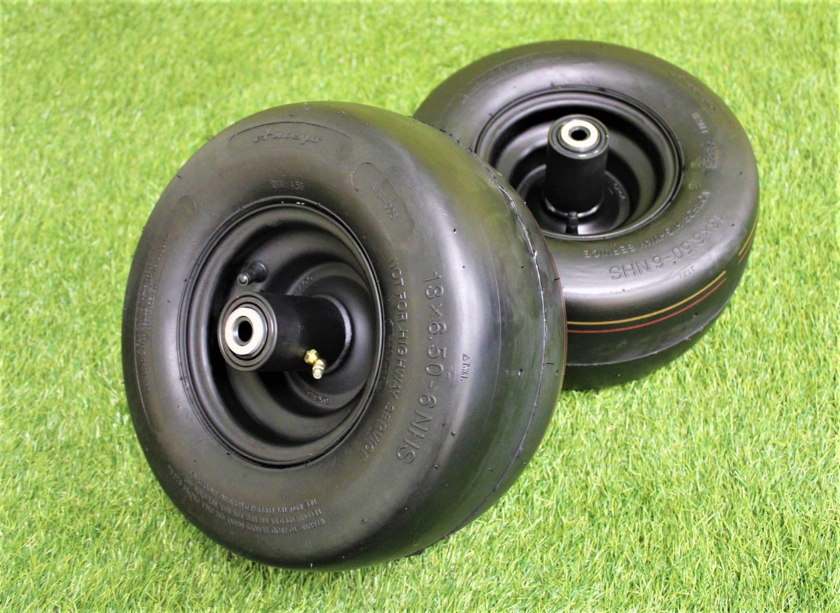 Antego Tire & Wheels - OEM Match or Greenworks 3420072337 13x6.50-6 Tire Wheel Assembly (Set of 2) | Fits Greenworks Crossover 42"… - Image 5