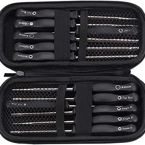 Biuhpa Set mit 12 Schraubendreher Vergaser-Einstellwerkzeug mit Reinigungsbürsten, Splined/Pac Man/Double D für Poulan Husqvarna STHIL Echo Motor Motorsense Kettensäge - Image 6