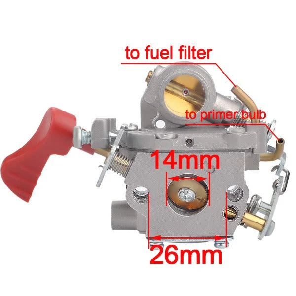 Carburetor For Poulan Pro PP338PT PP033 PP133 PP333 BC233 BC433 Craftsman 358791170 358791140 358795920 Trimmer # 545008042 545189502 - Image 3