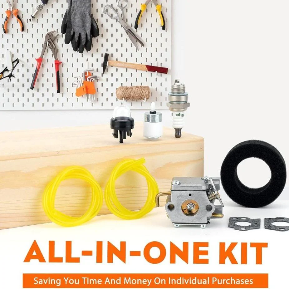 Carburetor Kit For 753-05133 Troy-Bilt TB20CS TB20DC TB10CS TB70SS TB75SS TB70FH TB90BC TB65SS Gas String Trimmer # 753-04338 - Image 3