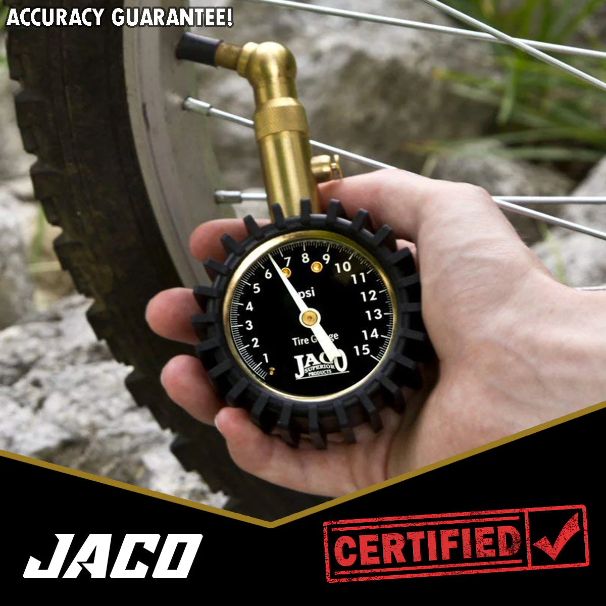 Elite® Low Pressure Tire Gauge - 15 PSI - Image 5