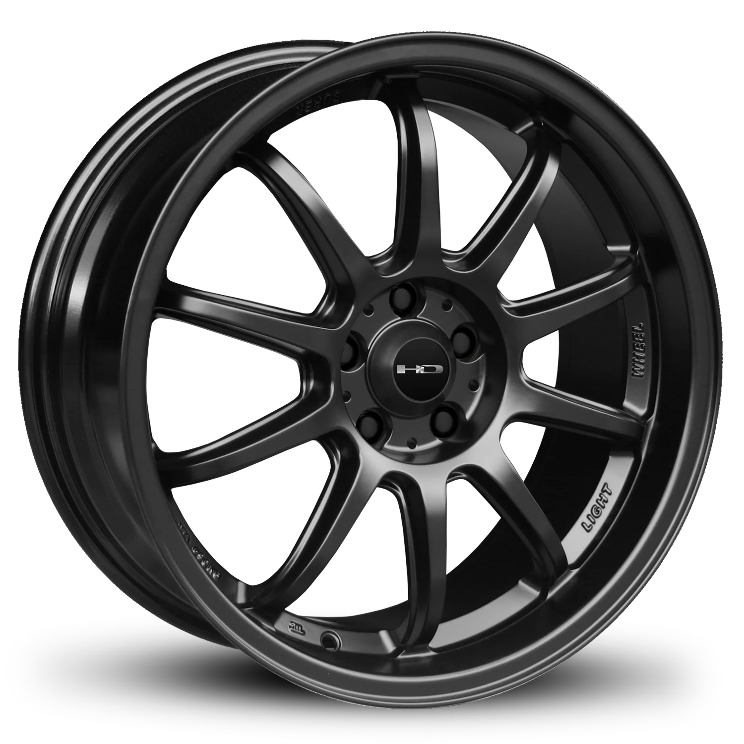 HD Wheels Clutch 18x7.5 +20 5x114.3mm 73.1mm Satin Black