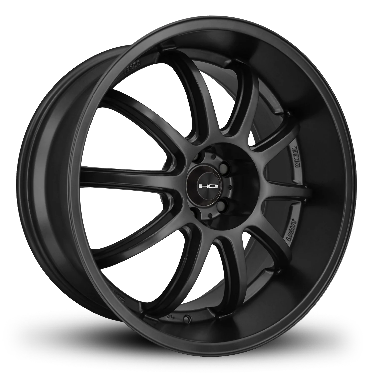HD Wheels Clutch 20x10 +42 5x120mm 74.1mm Satin Black