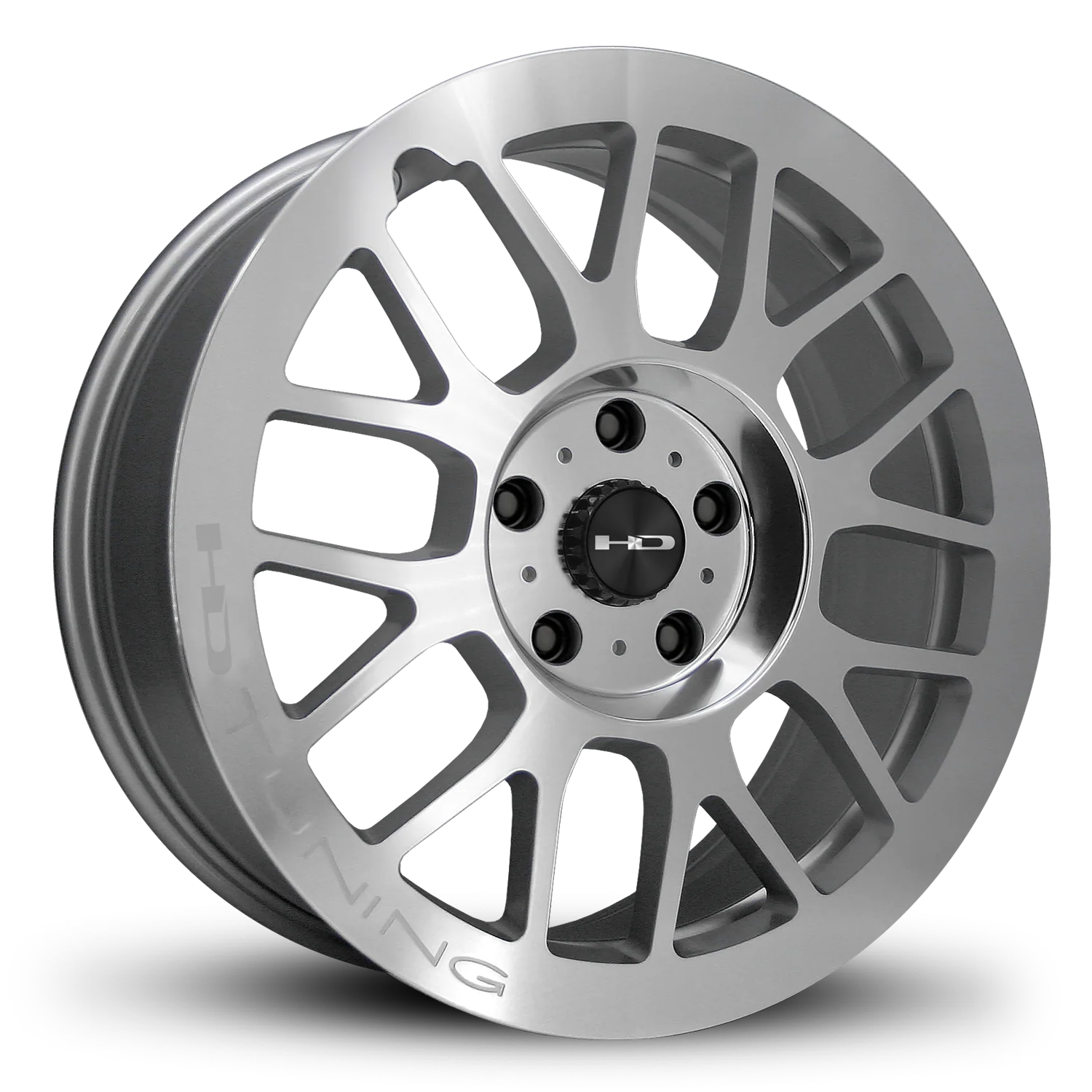 HD Wheels Gear 18x9 +40 5x120mm 72.56mm Gloss Silver/Machined Face
