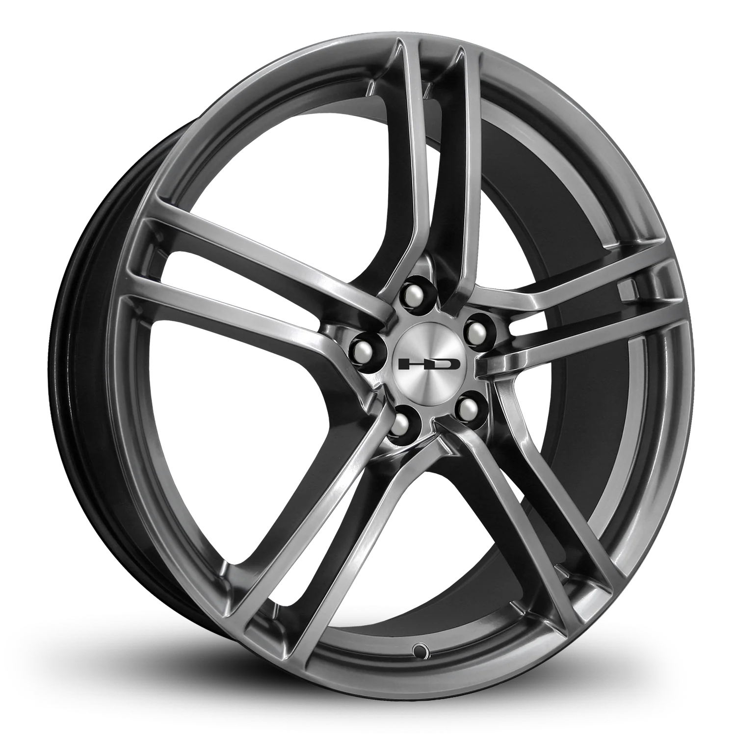 HD Wheels Vento 18x7.5 +38 5x114.3mm 73.1mm Hyper Black