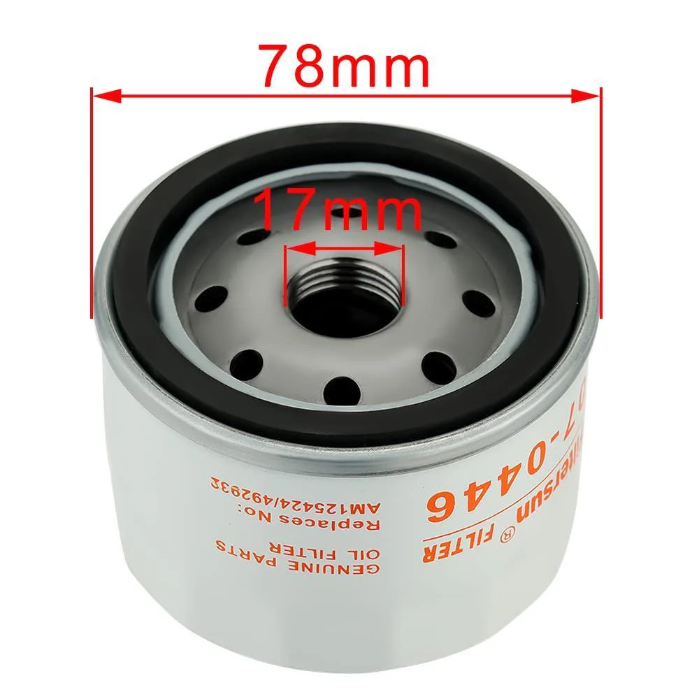 Hipa 07-0446 Oil Filter for BS Kawasaki FX600V FR691V FR730V FR651V FR541V FR600V FX600V FS730 FX600v FS481V FS691V FS651V Engine # 492932S 7045184YP - Image 4