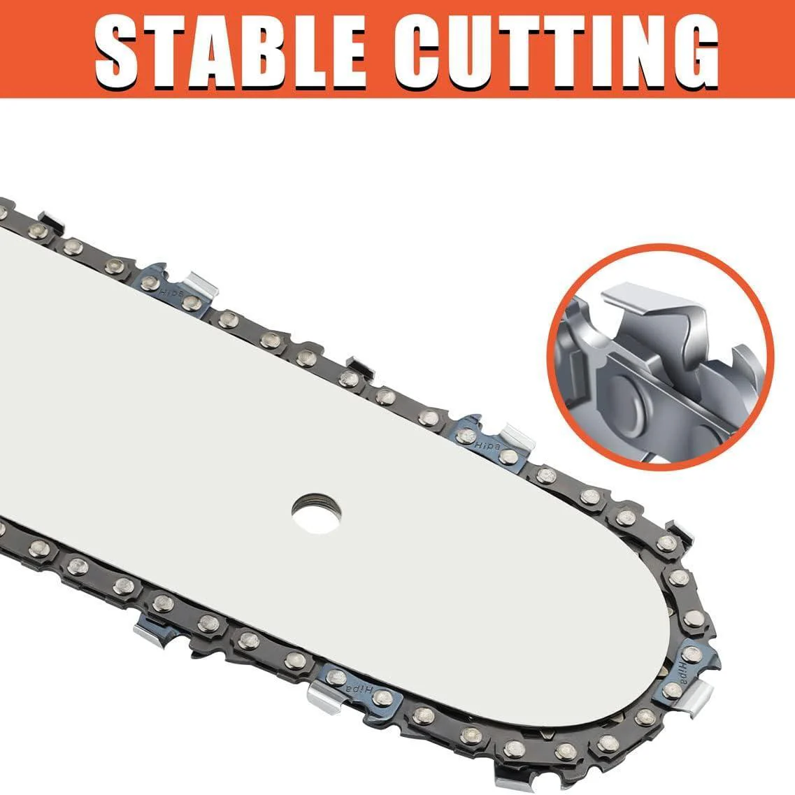 Hipa 12 Inch Chain 3/8 LP .043 Gauge 44 DL For Oregon R44 Advance Cut Echo PPT-230 PPF-210 PPF-211 Stihl MS170 MS180C Shindaiwa P230 P231 Pole Saw Chainsaw - Image 4