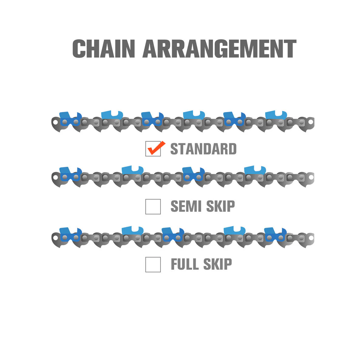 Hipa 12 Inch Chain 3/8 LP .043 Gauge 44 DL For Oregon R44 Advance Cut Echo PPT-230 PPF-210 PPF-211 Stihl MS170 MS180C Shindaiwa P230 P231 Pole Saw Chainsaw - Image 7