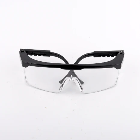 Hipa 12 Pack Anti Fog / Mist Universal Fit Safety Goggles Glasses Lens Eye Protective Concealer Clear Lab Outdoor & Indoor Work with Black Frame - Image 2