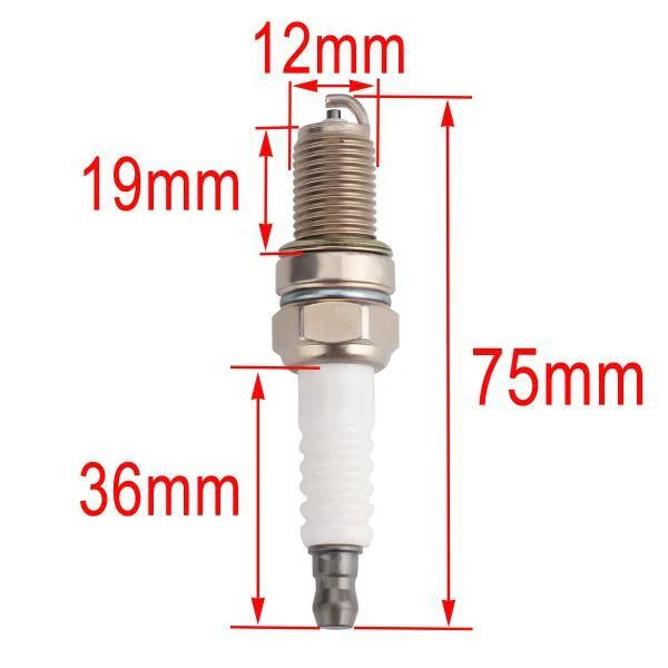 Hipa 14 132 11-S Spark Plug For Kohler XT650 XT775 XT800 CH245 CH255 KS530 KS540 KS590 RH255 RH265 Lawn Mower Tractor (2-Pack) - Image 3