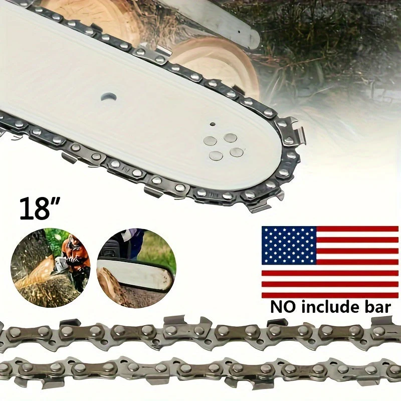 Hipa 18" Chain.325.050 72 DL Full Chisel For Husqvarna Jonsered Echo Dolmar Chainsaw - Image 8