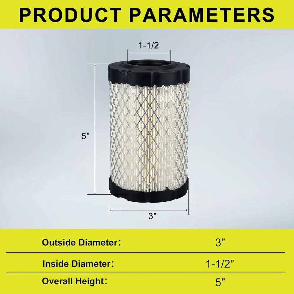 Hipa 2 Pack 796031 Air Filter for Briggs and Stratton Husqvarna 591334 59420 590825 797704 John Deere D100 D110 D125 D130 D140 Lawn Mower - Image 8