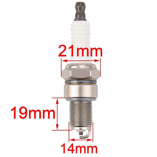 HIPA 2 x Spark Plugs for HONDA GX390 GX120 GX160 GX200 GX240 GX270 GX340 GX 390 Engine Mower Tractor Rototiller # 89839-99010 - Image 2