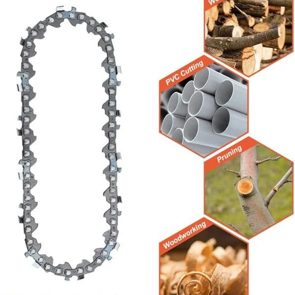 Hipa 4 Inch Chain 1/4 Mini-pitch .043 Gauge 28 DL for Stihl GTA 26 Replace Blade Pruner Hand Held 4-inch Bar Mini Cordless Electric Saw (Pack of 4) - Image 5
