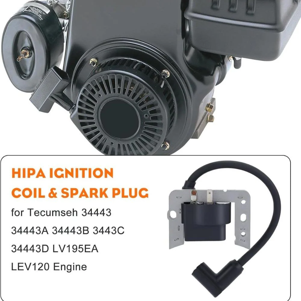 Hipa 4443A 34443 Ignition Coil Module for Tecumseh 34443B 3443C 34443D LV195EA OH195XP OHH45 OHH50 OHH55 OHH60 Toro 6.75HP 6.5HP Lawnmower Snowblower - Image 3