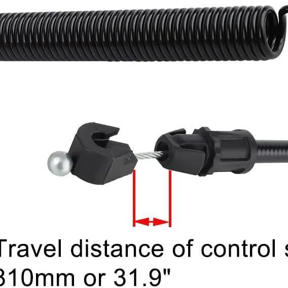 Hipa 532169676 Deck Clutch Cable for Craftsman 917270750 Lawn Tractor Husqvarna LT1000 LT2000 LT16542 42 inch Riding Lawn Mower Replaces 169676 175067 - Image 4