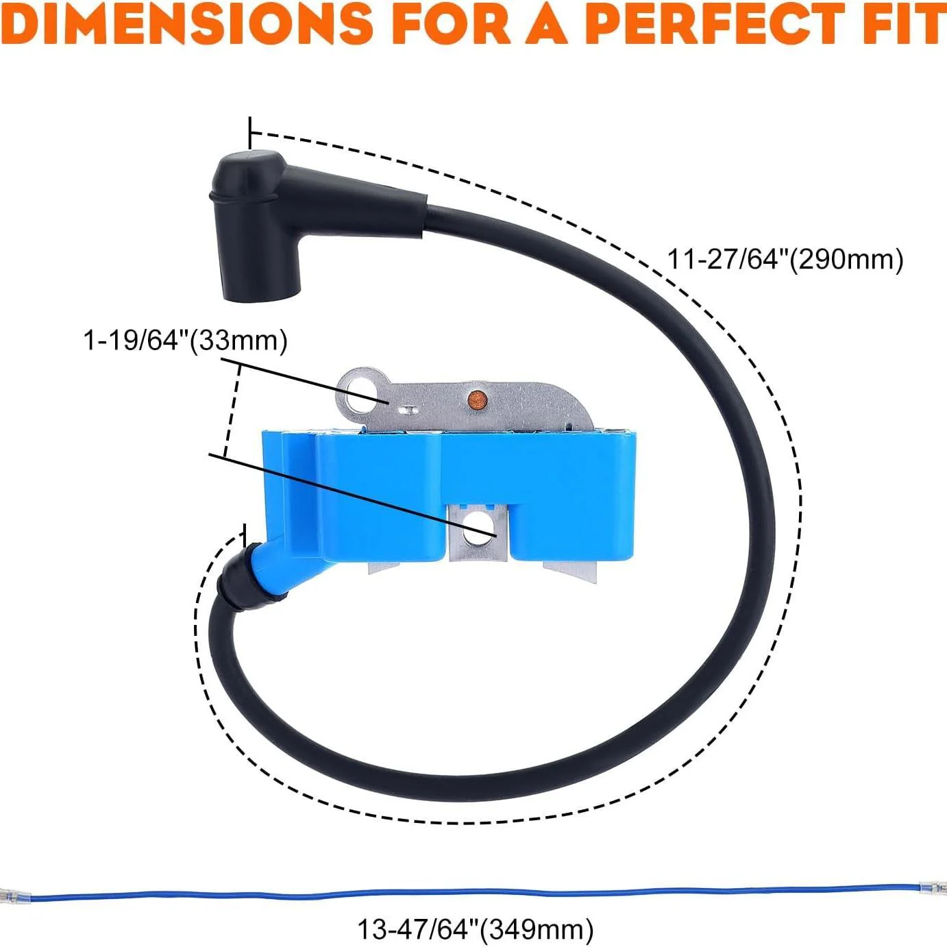 Hipa 537277401 Ignition Coil for Husqvarna 362XP 365 71 371EPA 570 570XP 575XP EPA CS2163 CS2165 CS2171 Chainsaw Replace 537162204 544047101 510115703 - Image 2