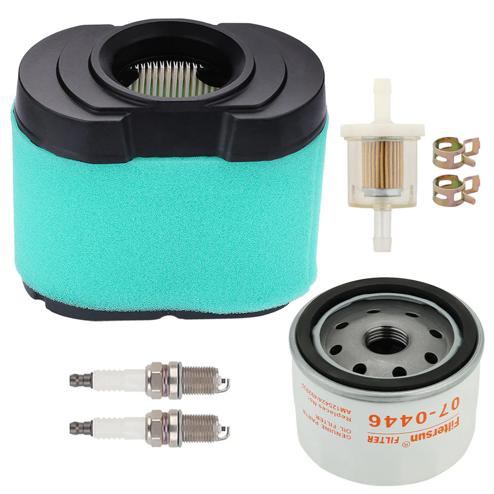 Hipa 792105 Air Filter Tune Up Kit For Briggs & Stratton Craftsman YT4000 V-Twin Engine John Deere D160 D170 LA155 LA165 LA175 Z245 Z425 Lawn Mower