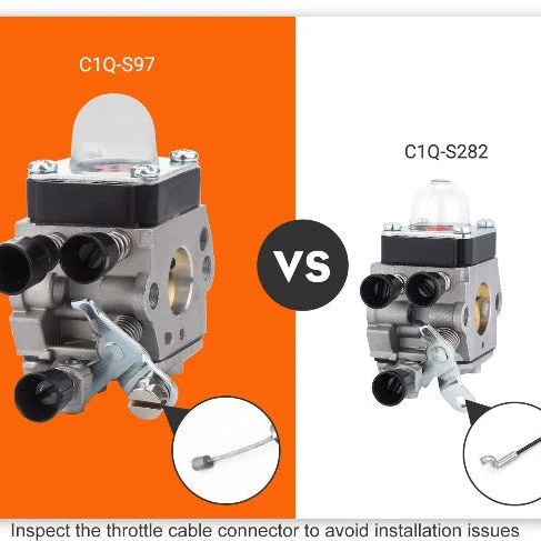 Hipa C1Q-S97 FS55 Carburetor Kit for Stihl FS 55 FS38 FS45 FS46 FC55 HL45 KM55 Engine Trimmer # C1Q-S186 C1Q-S187 C1Q-S53 C1Q-S291 4140-120-0619 - Image 3