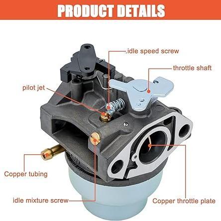 Hipa Carburetor Kit for Honda GCV160 GCV160A GCV160LA GCV160LE Engine HRT216 HRB216 HRR216 HRS216 HRZ216 Lawn Mower # 16100-Z0L-023 16100-ZM0-804 - Image 4
