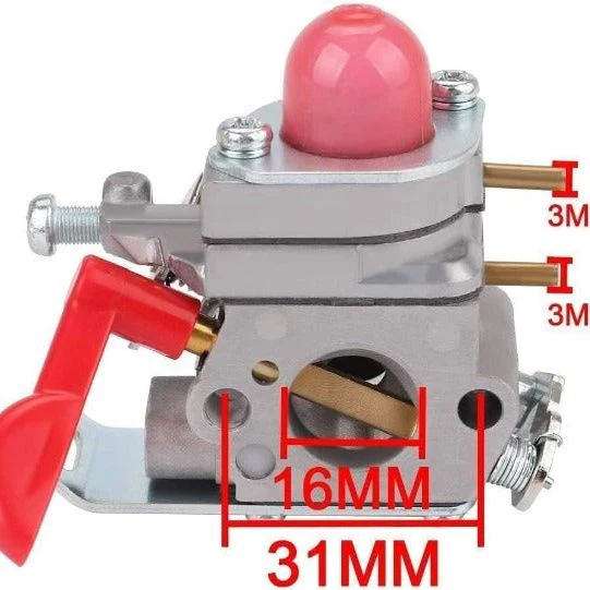 Hipa Carburetor Kit for Husqvarna Poulan PP258TP PP125 PP025 PP25E PP325 25cc Gas Trimmer / Pole Pruner # 530071811 C1U-W19 - Image 6