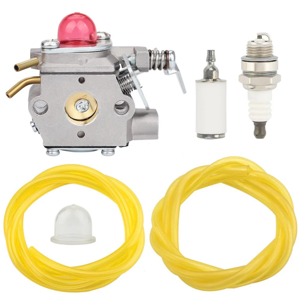 Hipa Carburetor Kit For Husqvarna Weed Eater PE550 GE21 Gas Edger Replace 530071634 530069654 WT-630