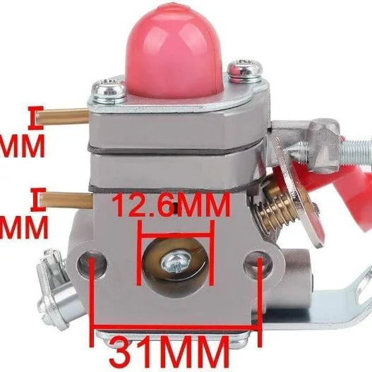 Hipa Carburetor Kit for Poulan/Husqvarna SM705 SM706 Craftsman 358791030 358791031 358791032 25cc Trimmer # C1U-W19 - Image 4