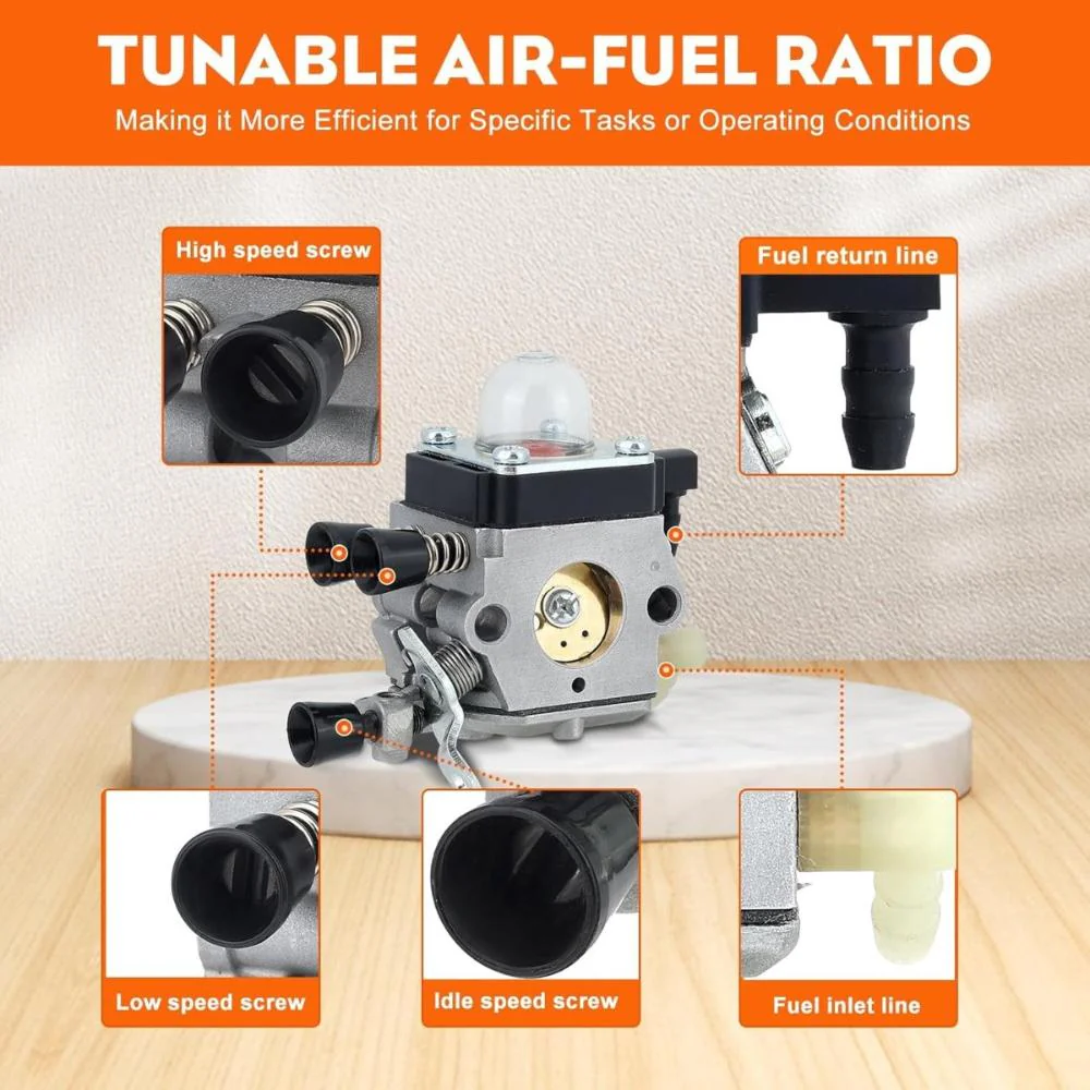 Hipa FS38 Carburetor After 2013-2015 Year for STIHL WeedEater FS 38 FS 55 FS45 FS46 FS55 FS55C Brushcutters String Trimmer Replace C1Q-S282 4140 120 0623 - Image 3