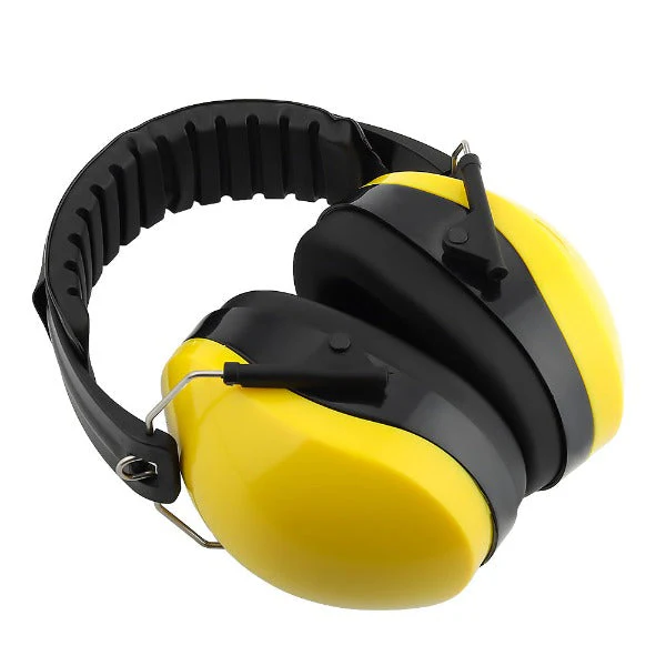 Hipa Hearing Protection Safety Ear Muffs Folding, Padded Head Band Ear Cups, NRR 23DB SNR 26DB fit from kids to adults, Ear Defenders for Mowing Shooting Construction Woodwork - Image 4